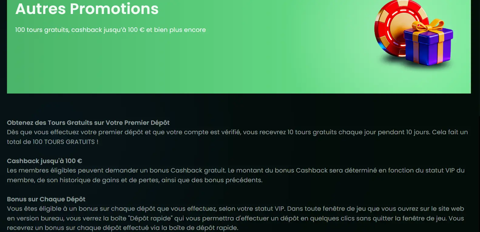 keyzino casino remboursement et bonus de recharge